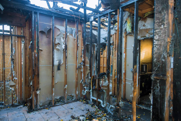 Professional Soot Cleanup technician working in Gurnee, IL